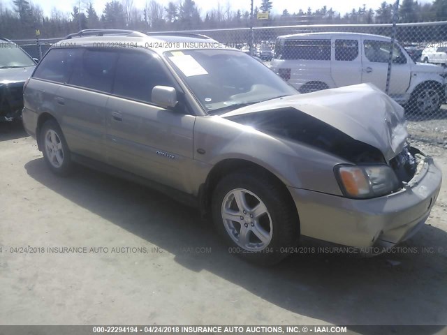 4S3BH806747633208 - 2004 SUBARU LEGACY OUTBACK H6 3.0 LL BEAN GOLD photo 1