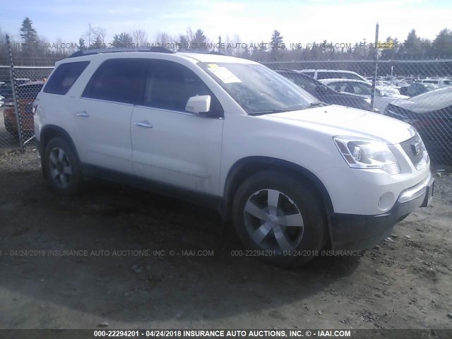 1GKKVRED0BJ389914 - 2011 GMC ACADIA SLT-1 Blanco foto 1