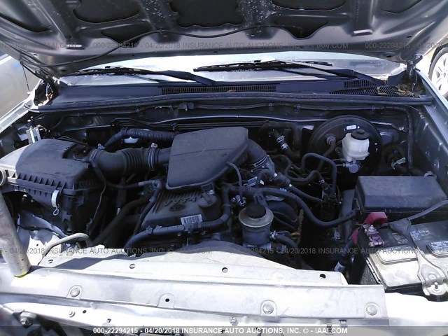 5TFJX4GN0EX036407 - 2014 TOYOTA TACOMA DOUBLE CAB 银色 照片 10