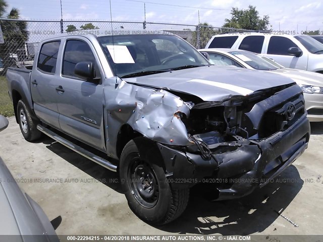 5TFJX4GN0EX036407 - 2014 TOYOTA TACOMA DOUBLE CAB 银色 照片 6