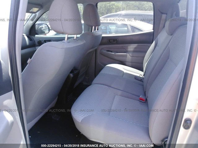5TFJX4GN0EX036407 - 2014 TOYOTA TACOMA DOUBLE CAB 银色 照片 8