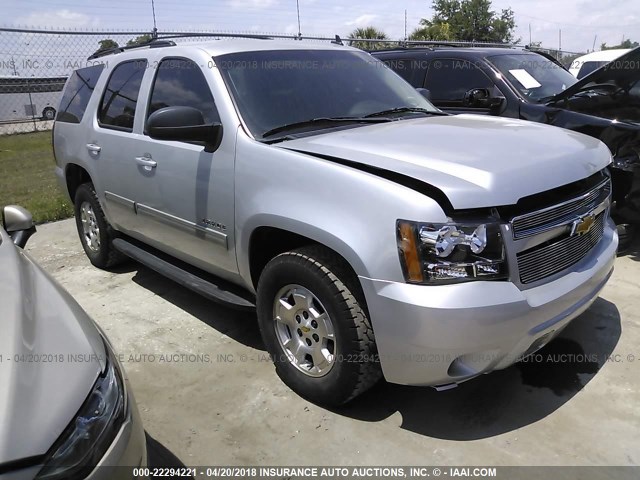 1GNSCAE05BR211604 - 2011 CHEVROLET TAHOE C1500  LS SILVER photo 1