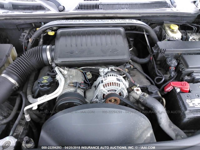 1J8HG48P27C550809 - 2007 JEEP COMMANDER BLACK photo 10