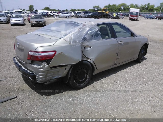 4T1BE46K17U041794 - 2007 TOYOTA CAMRY NEW GENERAT CE/LE/XLE/SE BEIGE photo 4