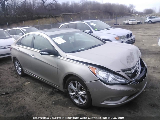 5NPEC4AC3BH041693 - 2011 HYUNDAI SONATA SE/LIMITED BEIGE photo 1