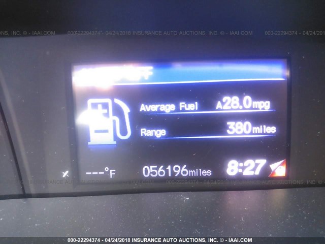 19XFB2F91FE219412 - 2015 HONDA CIVIC EXL თეთრი ფოტო 7