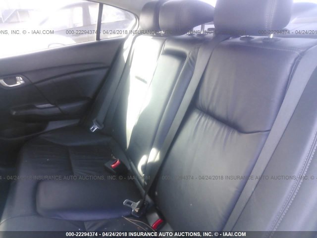 19XFB2F91FE219412 - 2015 HONDA CIVIC EXL თეთრი ფოტო 8