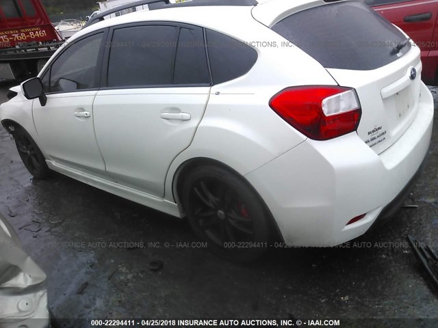 JF1GPAR64D2874066 - 2013 SUBARU IMPREZA SPORT LIMITED WHITE photo 3