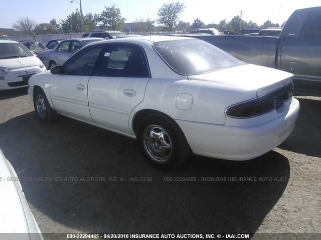 2G4WS52J141202343 - 2004 BUICK CENTURY CUSTOM WHITE photo 3