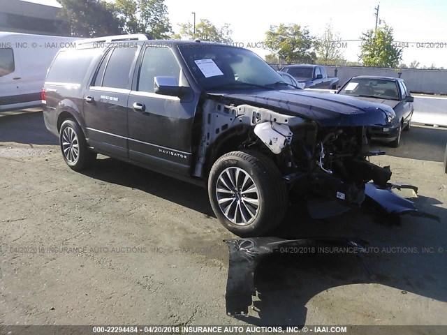 5LMJJ3JT8FEJ05403 - 2015 LINCOLN NAVIGATOR L BLACK photo 1