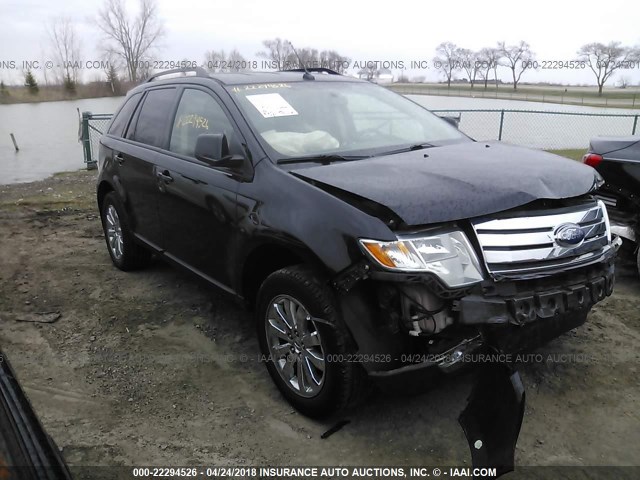 2FMDK39C97BB63129 - 2007 FORD EDGE SEL PLUS BLACK photo 1