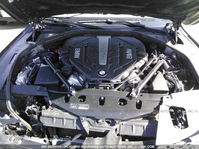 WBAYE8C51DD132674 - 2013 BMW 750 LI BLACK photo 10