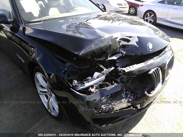 WBAYE8C51DD132674 - 2013 BMW 750 LI BLACK photo 6