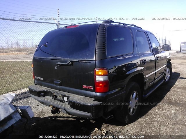 1GKEK63U12J119310 - 2002 GMC DENALI BLACK photo 4