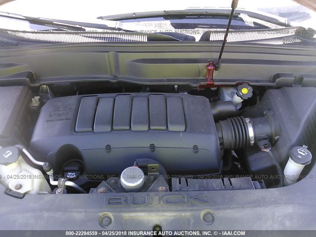 5GAEV23D89J185750 - 2009 BUICK ENCLAVE CXL 红色 照片 10