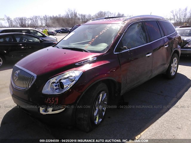 5GAEV23D89J185750 - 2009 BUICK ENCLAVE CXL 红色 照片 2