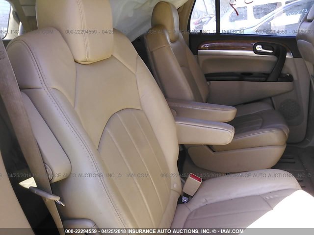 5GAEV23D89J185750 - 2009 BUICK ENCLAVE CXL 红色 照片 8