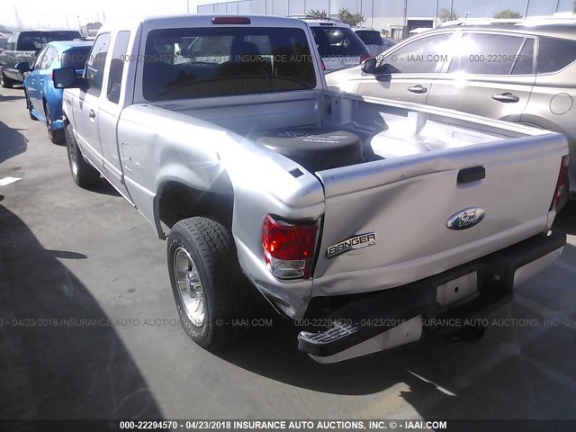 1FTZR44E67PA96826 - 2007 FORD RANGER SUPER CAB SILVER photo 3