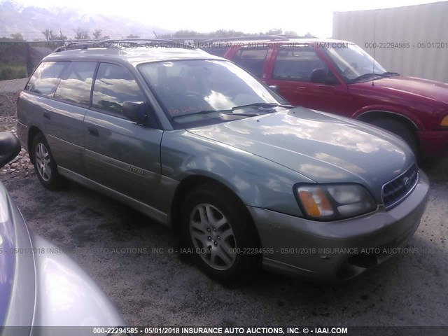 4S3BH675937636899 - 2003 SUBARU LEGACY OUTBACK AWP 绿色 照片 1