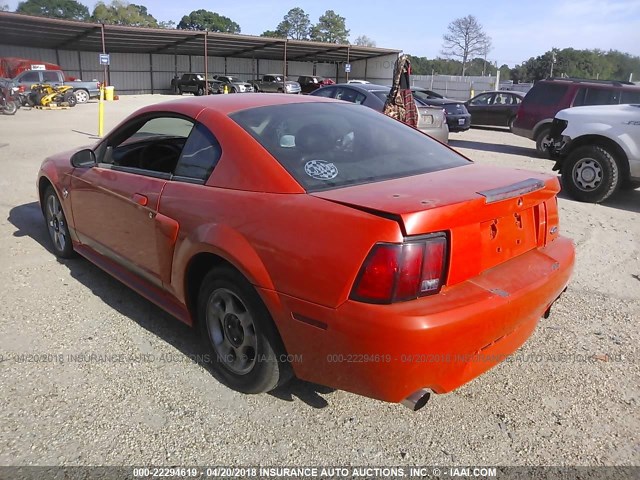 1FAFP42R24F137300 - 2004 FORD MUSTANG MACH I ORANGE photo 3