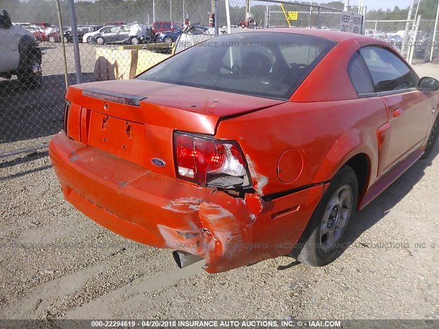 1FAFP42R24F137300 - 2004 FORD MUSTANG MACH I ORANGE photo 6