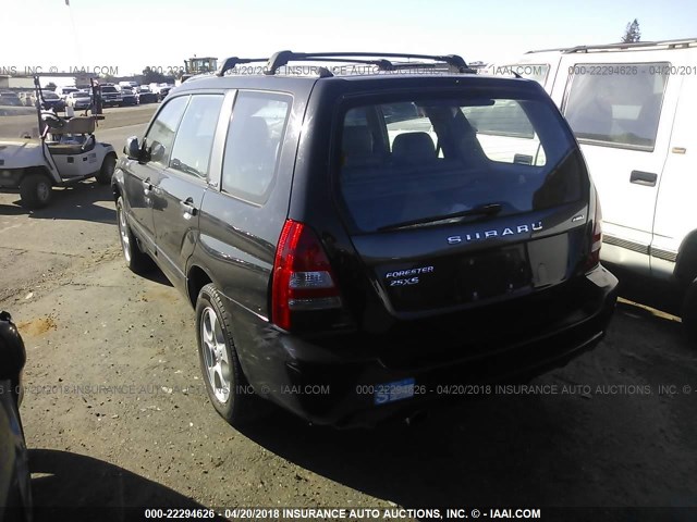 JF1SG65664H750262 - 2004 SUBARU FORESTER 2.5XS 黑色 照片 3
