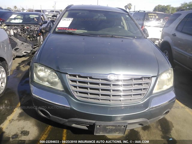 2A4GM68446R788299 - 2006 CHRYSLER PACIFICA TOURING BLUE photo 6