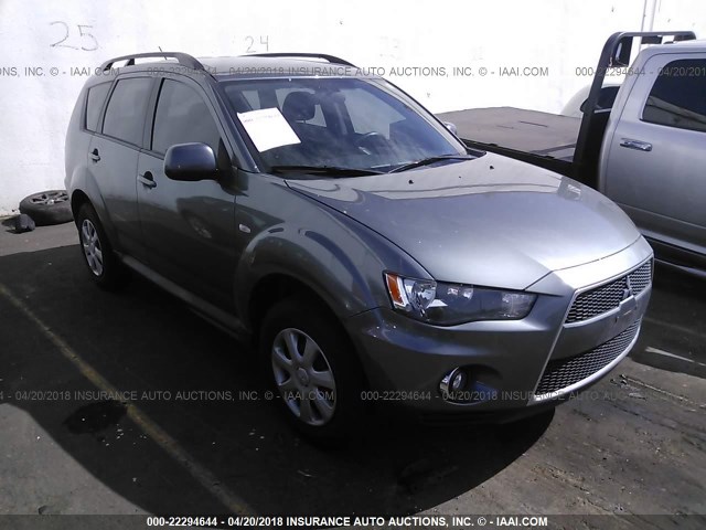 JA4AS2AW7CU017513 - 2012 MITSUBISHI OUTLANDER ES ნაცრისფერი ფოტო 1