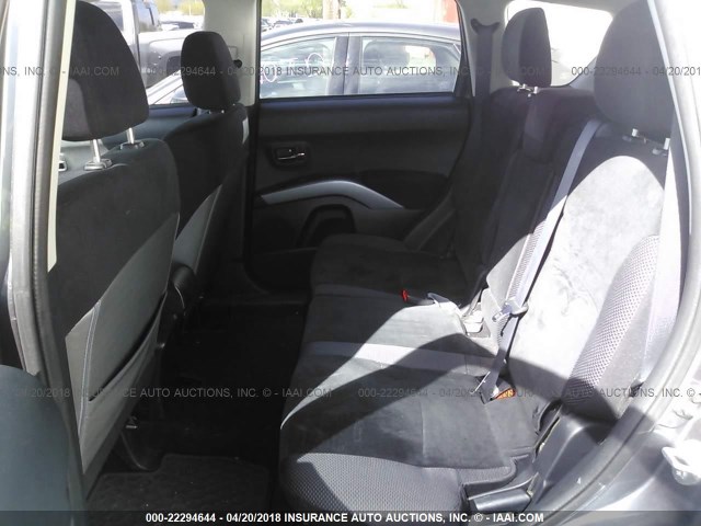 JA4AS2AW7CU017513 - 2012 MITSUBISHI OUTLANDER ES ნაცრისფერი ფოტო 8