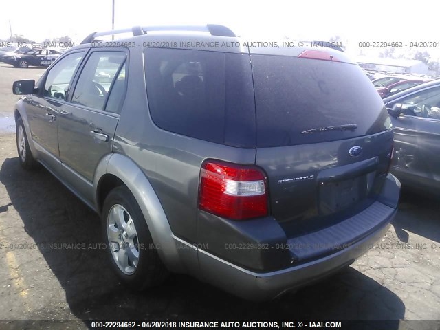 1FMZK02185GA20952 - 2005 FORD FREESTYLE SEL GRAY photo 3