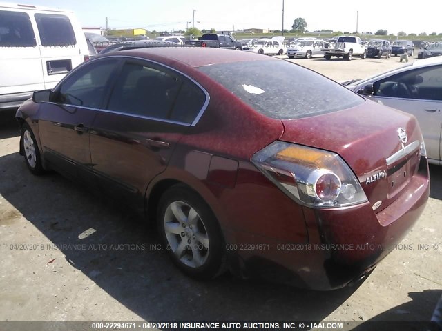 1N4AL21E08N426535 - 2008 NISSAN ALTIMA 2.5/2.5S MAROON photo 3