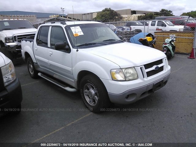 1FMZU67E43UB29724 - 2003 FORD EXPLORER SPORT TR  WHITE photo 1