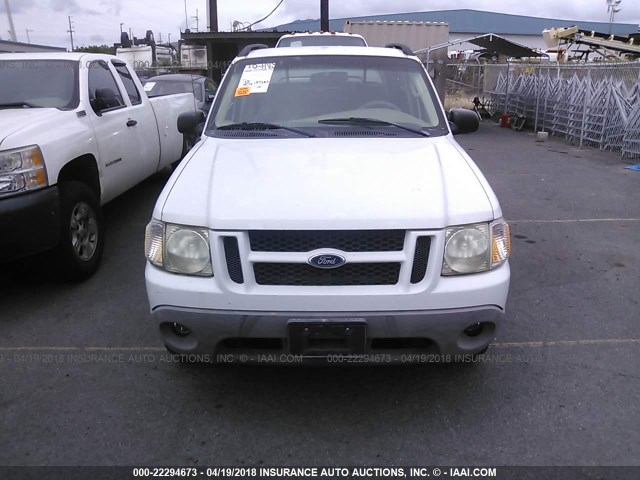 1FMZU67E43UB29724 - 2003 FORD EXPLORER SPORT TR  WHITE photo 6