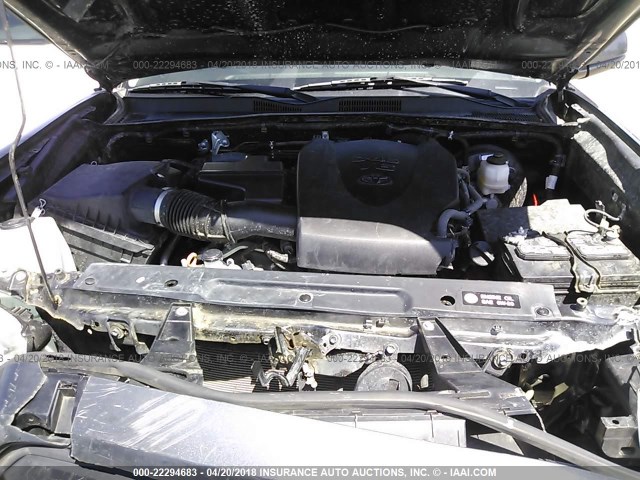 3TMAZ5CN1HM031264 - 2017 TOYOTA TACOMA DBL CAB/SR5/TRD SPORT/OR GRAY photo 10