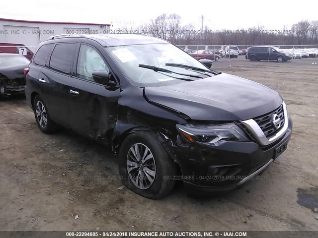 5N1DR2MM0HC637850 - 2017 NISSAN PATHFINDER S/SV/SL/PLATINUM 黑色 照片 1
