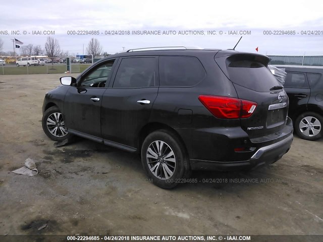 5N1DR2MM0HC637850 - 2017 NISSAN PATHFINDER S/SV/SL/PLATINUM 黑色 照片 3