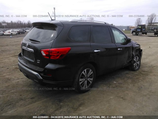 5N1DR2MM0HC637850 - 2017 NISSAN PATHFINDER S/SV/SL/PLATINUM 黑色 照片 4