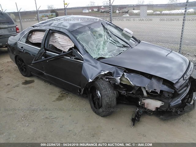 1HGCM55347A002633 - 2007 HONDA ACCORD SE GRAY photo 1