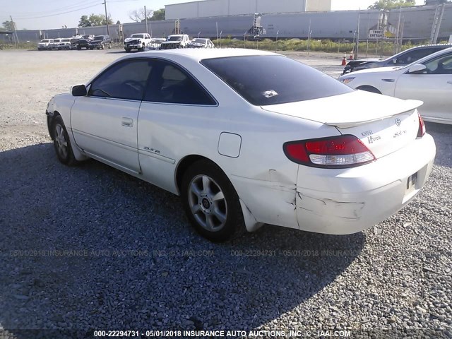 2T1CF28P7YC299349 - 2000 TOYOTA CAMRY SOLARA SE/SLE Ağ foto 3
