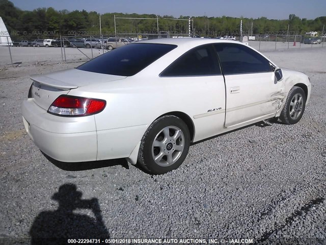 2T1CF28P7YC299349 - 2000 TOYOTA CAMRY SOLARA SE/SLE WHITE photo 4