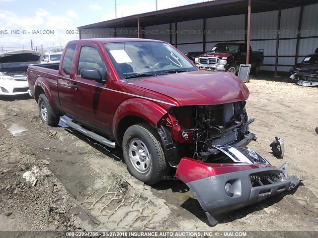 1N6BD0CT6FN760347 - 2015 NISSAN FRONTIER S/SV MAROON photo 1