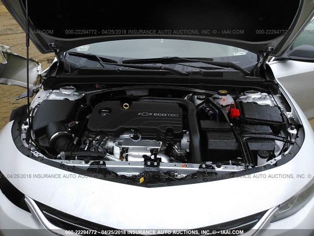 1G1ZB5ST0HF261345 - 2017 CHEVROLET MALIBU LS SILVER photo 10