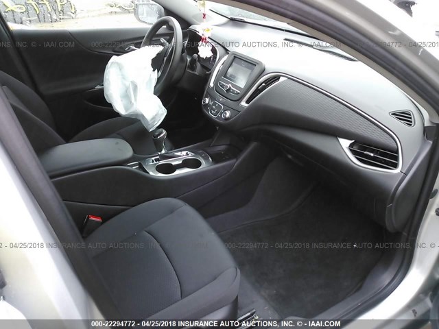 1G1ZB5ST0HF261345 - 2017 CHEVROLET MALIBU LS SILVER photo 5