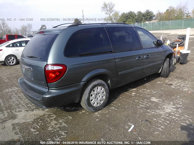 2A8GP44R27R170167 - 2007 CHRYSLER TOWN & COUNTRY LX BLUE photo 4