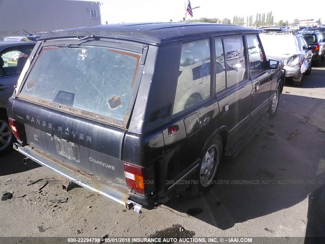 SALHC1348SA648772 - 1995 LAND ROVER RANGE ROVER LONG WHEELBASE BLACK photo 4