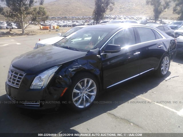 2G61M5S36F9185332 - 2015 CADILLAC XTS LUXURY COLLECTION GRAY photo 2