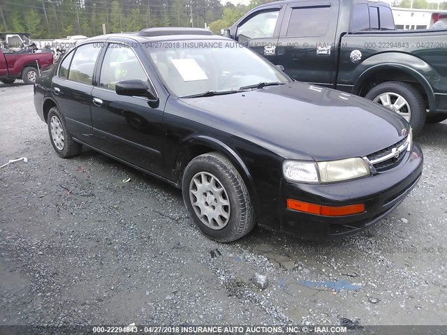 JN1CA21D1WT600396 - 1998 NISSAN MAXIMA GLE/GXE/SE BLACK photo 1