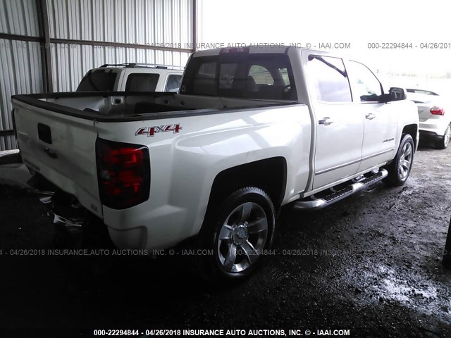 3GCUKSEC0FG393822 - 2015 CHEVROLET SILVERADO K1500 LTZ WHITE photo 4