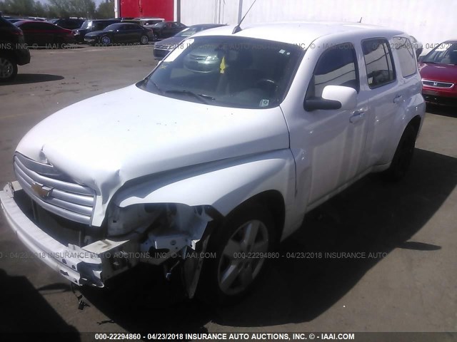 3GNBABFW9BS544142 - 2011 CHEVROLET HHR LT WHITE photo 2