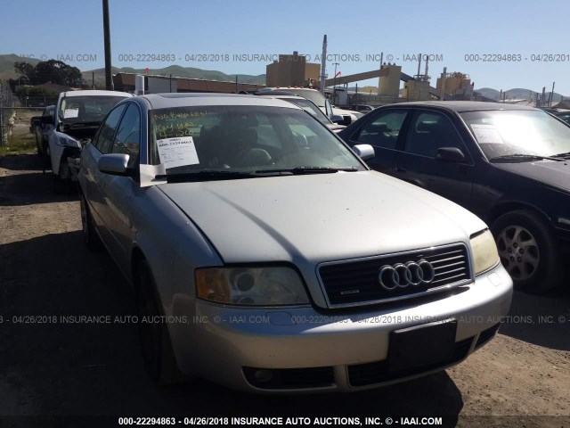 WAULT64B53N105320 - 2003 AUDI A6 3.0 QUATTRO SILVER photo 1